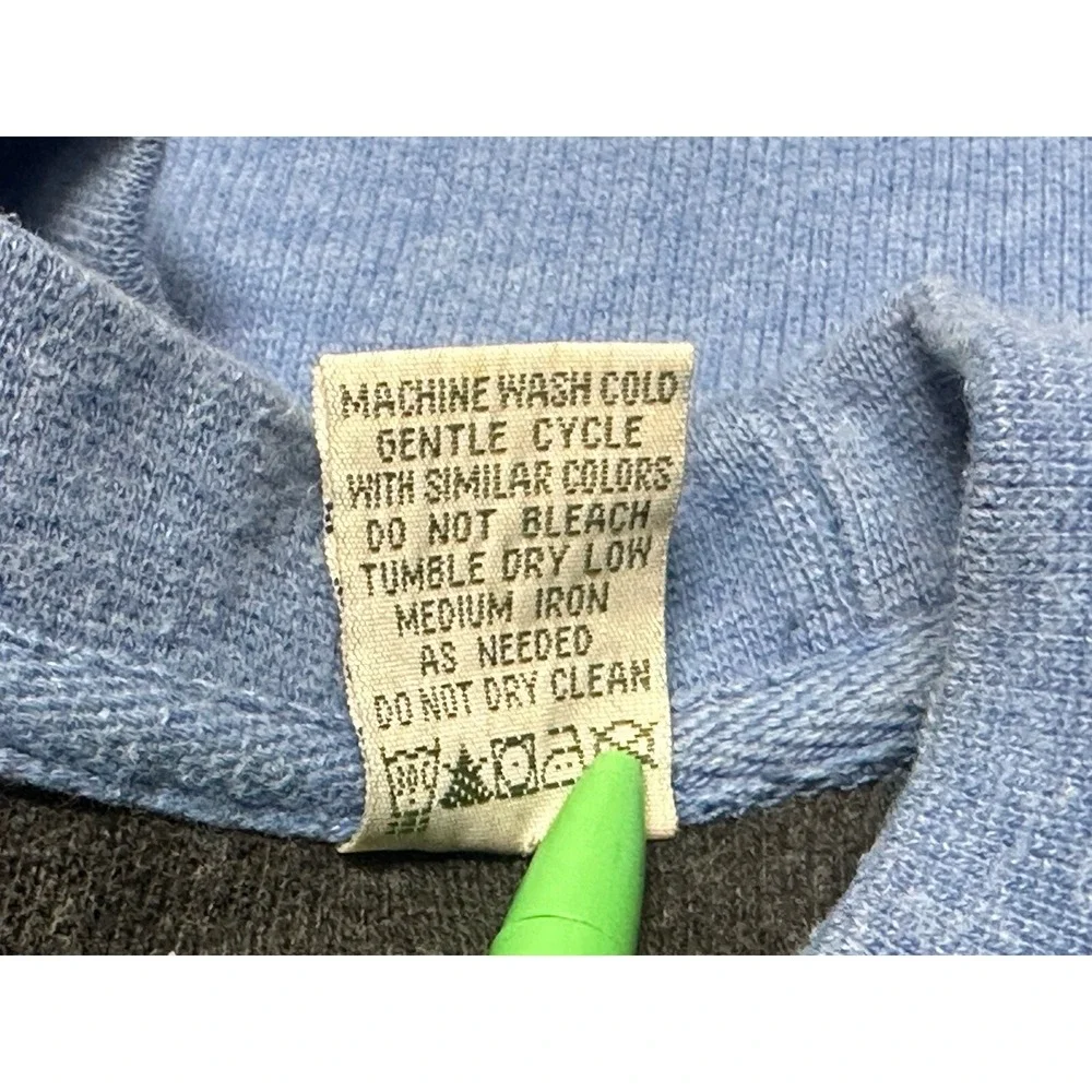 Orvis Men's Blue Pullower Crew Neck Sweater (9C68 656858) - Size M